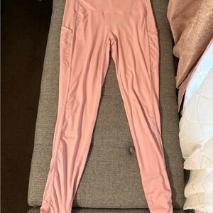 Pink High-Waisted Leggings (Size M)